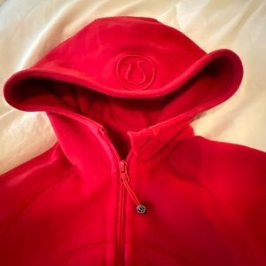 Lululemon Red Scuba Hoodie